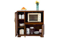 耐久の丈夫な家の木製の家具の小さく小さい貯蔵の食器棚の居間の台所