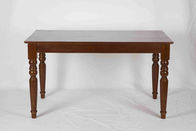 固体の木製の現代木製の家具の長方形のダイニング テーブルおよび椅子Xパターン セット